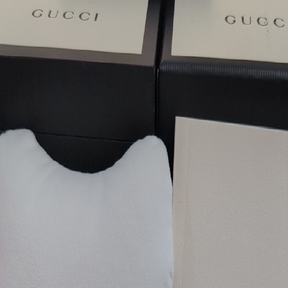 Gucci Black and Cream Gift Boxes